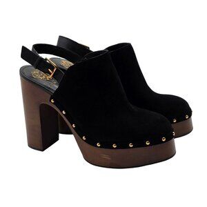 Women's - Vince Camuto Ithernda Suede Platform Clogs, Size 11